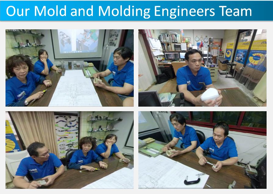 Our mold and molding engineers team